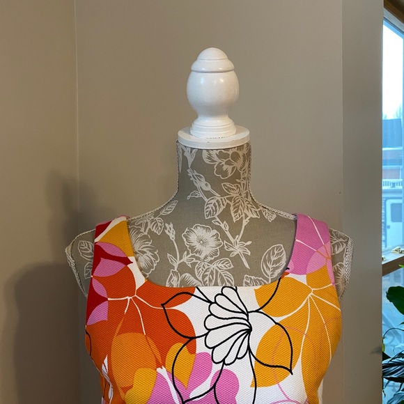 NWOT Grace Dane Lewis Retro Floral Shift Dress - Picture 3 of 6